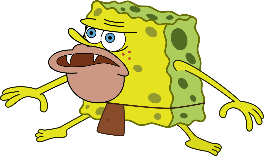 Caveman SpongeBob meme