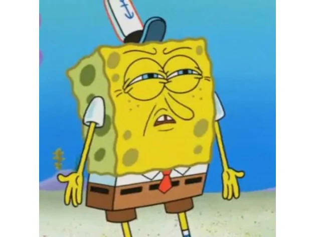 Face SpongeBob meme