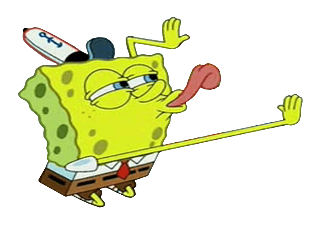 Licking SpongeBob meme